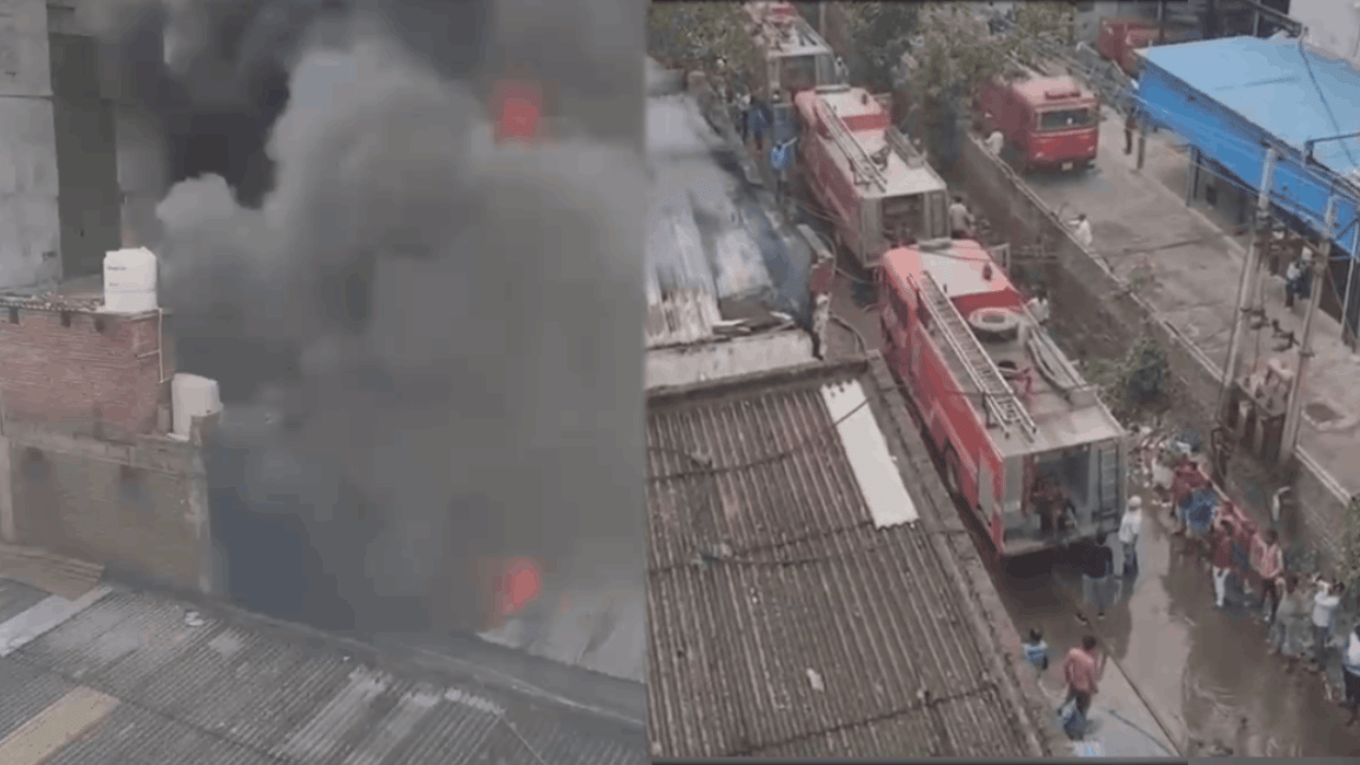 Fire breaks out at shoe manufacturing company in Faridabad