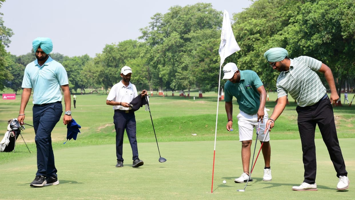 Golf Tour Kolkata with 73 points Kashi finishes fourth with 77 points Sunit completes hat trick of wins