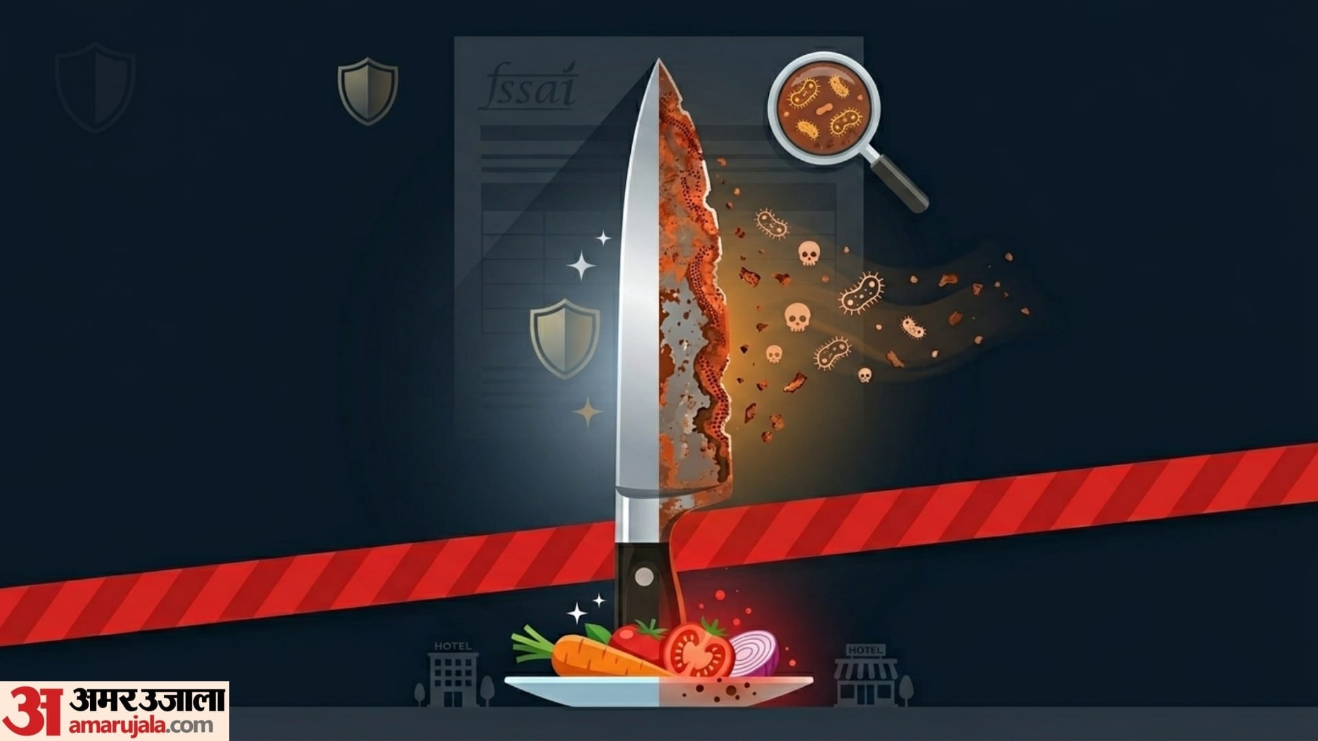 food safety rules fssai issued advisory for rusted and broken knife