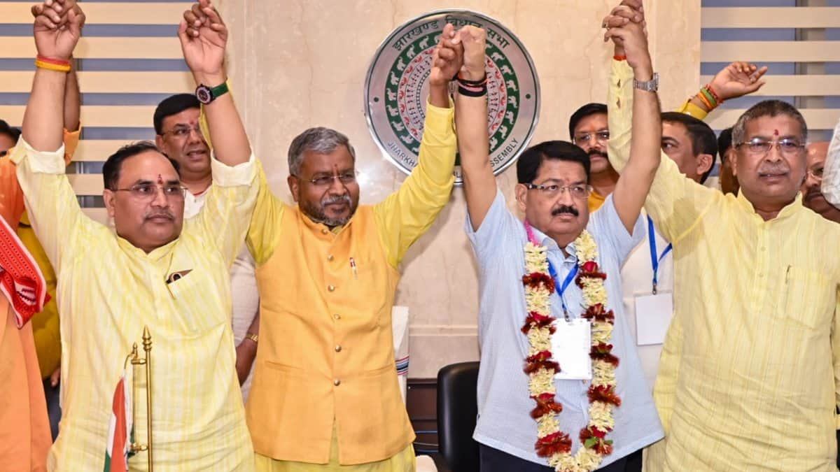 rajya sabha election results parimal nathwani baidyanath ram win pranav jha defeat three votes invalid