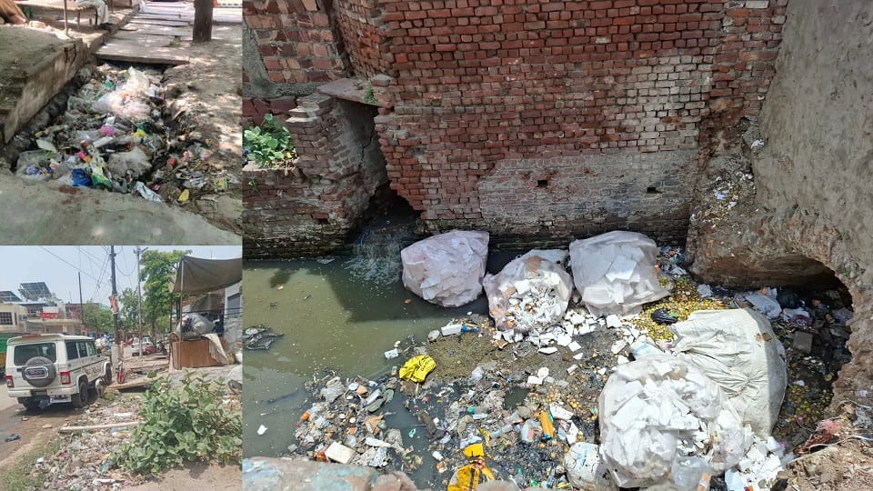 Three Crore Spent Yet Agra Drains Remain Choked Rain Exposes Civic Failure