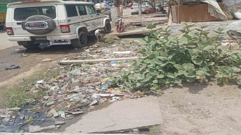 Three Crore Spent Yet Agra Drains Remain Choked Rain Exposes Civic Failure