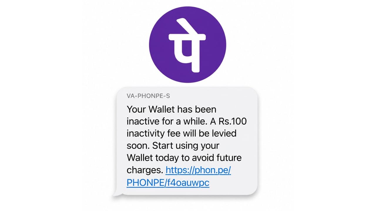PhonePe Wallet Inactive Charge Explained: Will Users Pay Rs 100 Every 3 Months for Not Using It?