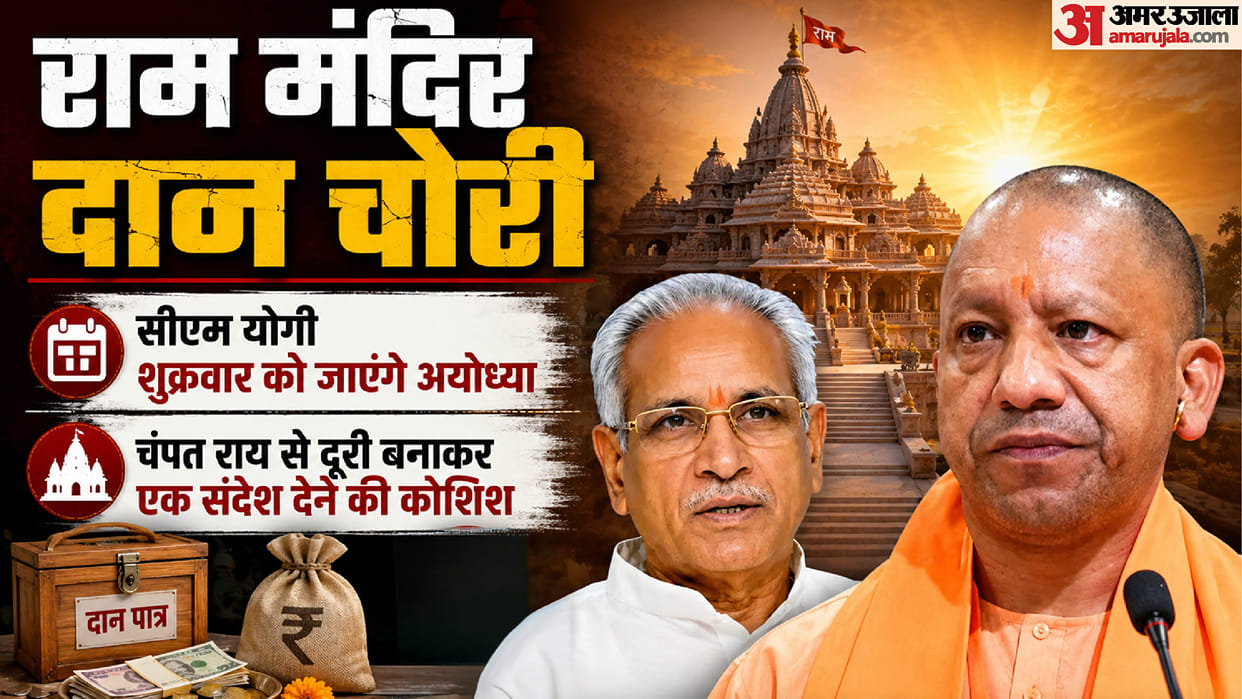 Ram Temple: Amid donation theft controversy, CM Yogi to visit Ayodhya tomorrow; Champat Rai to be kept away