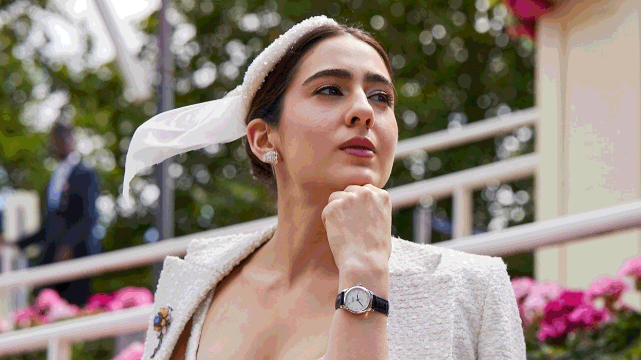 Sara Ali Khan with Superman fame actor Henry Cavill at Longines event serves royal look fashion goals