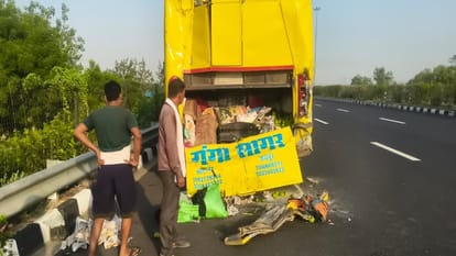 Two Buses Collide on Agra-Lucknow Expressway After Driver Dozes Off Seven Injured