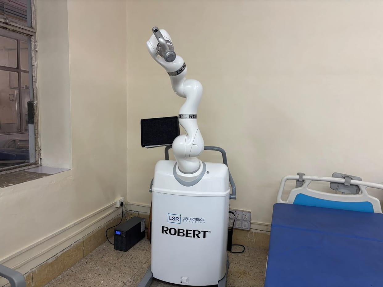 SMS Hospital Introduces AI-Based Robotic Physiotherapy for Spinal Injury and Paralysis Patients