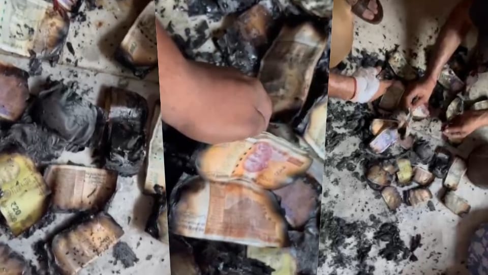 Massive fire breaks out in a house in Loni due to a short circuit