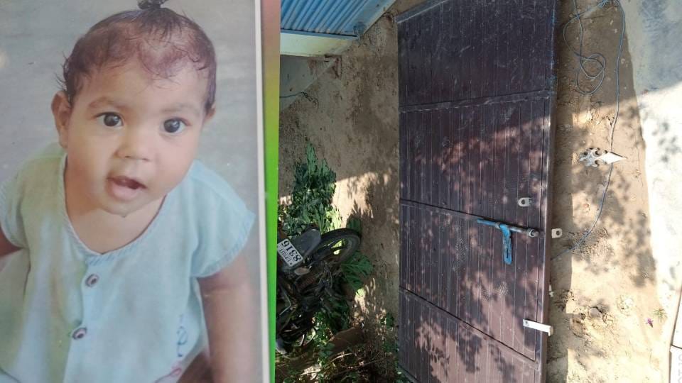 two-year-old girl died in Lucknow after an iron gate fell on her