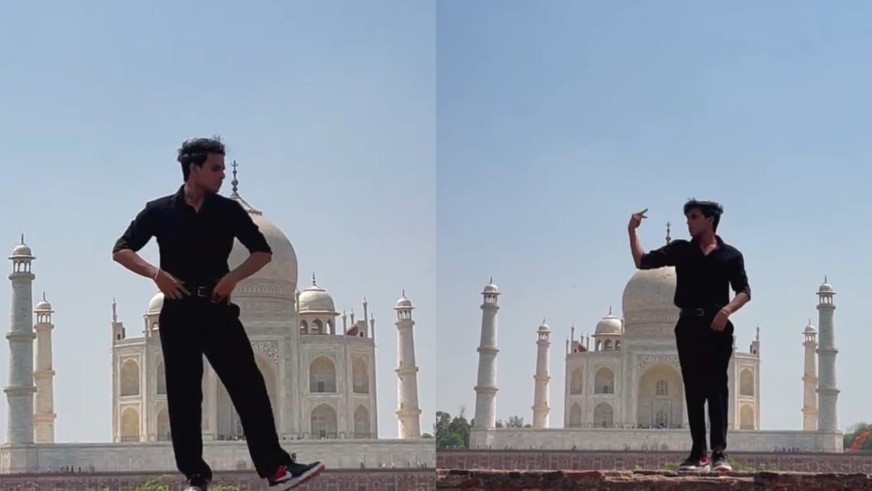 Michael Jackson Instagram Page Share Akshay Pal Dance Video On Beat It Son Front of Taj Mahal