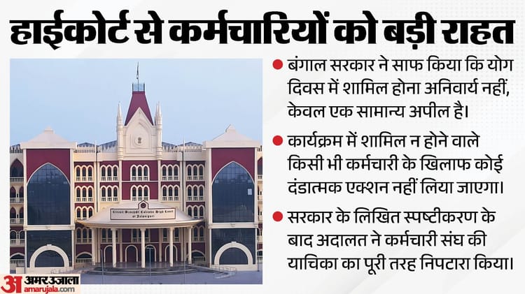 योग दिवस पर अनिवार्य हाजिरी का मामला: बंगाल सरकार ने माना सामान्य अपील, हाईकोर्ट ने केस को किया रफा-दफा