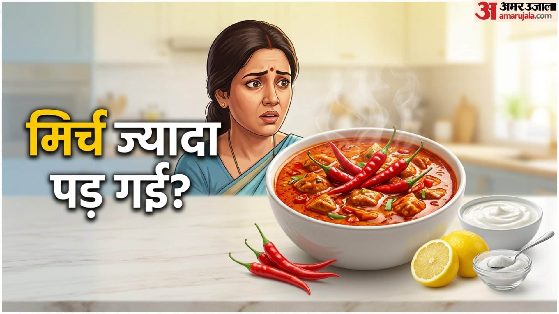 Kitchen Tips How To Fix Over Spicy Food In Hindi Khaana Jyada Teekha Ho Jaye To Kya Kare