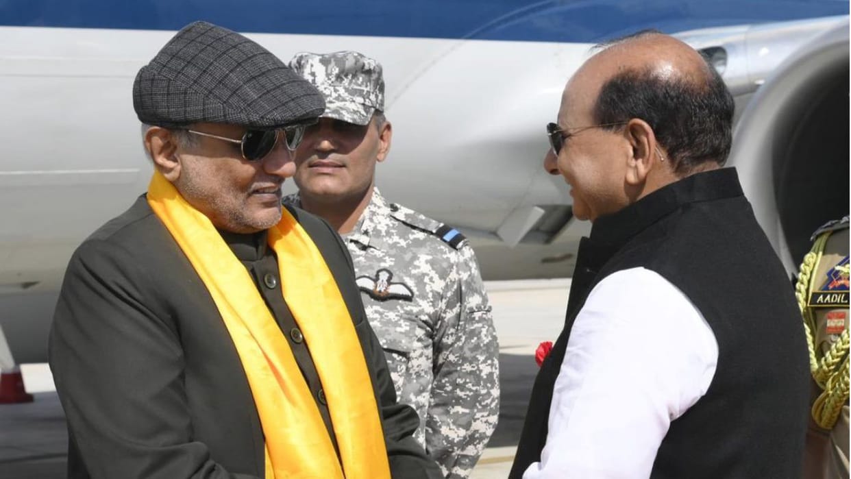 Vice President C.P. Radhakrishnan arrives in Ladakh on his maiden visit