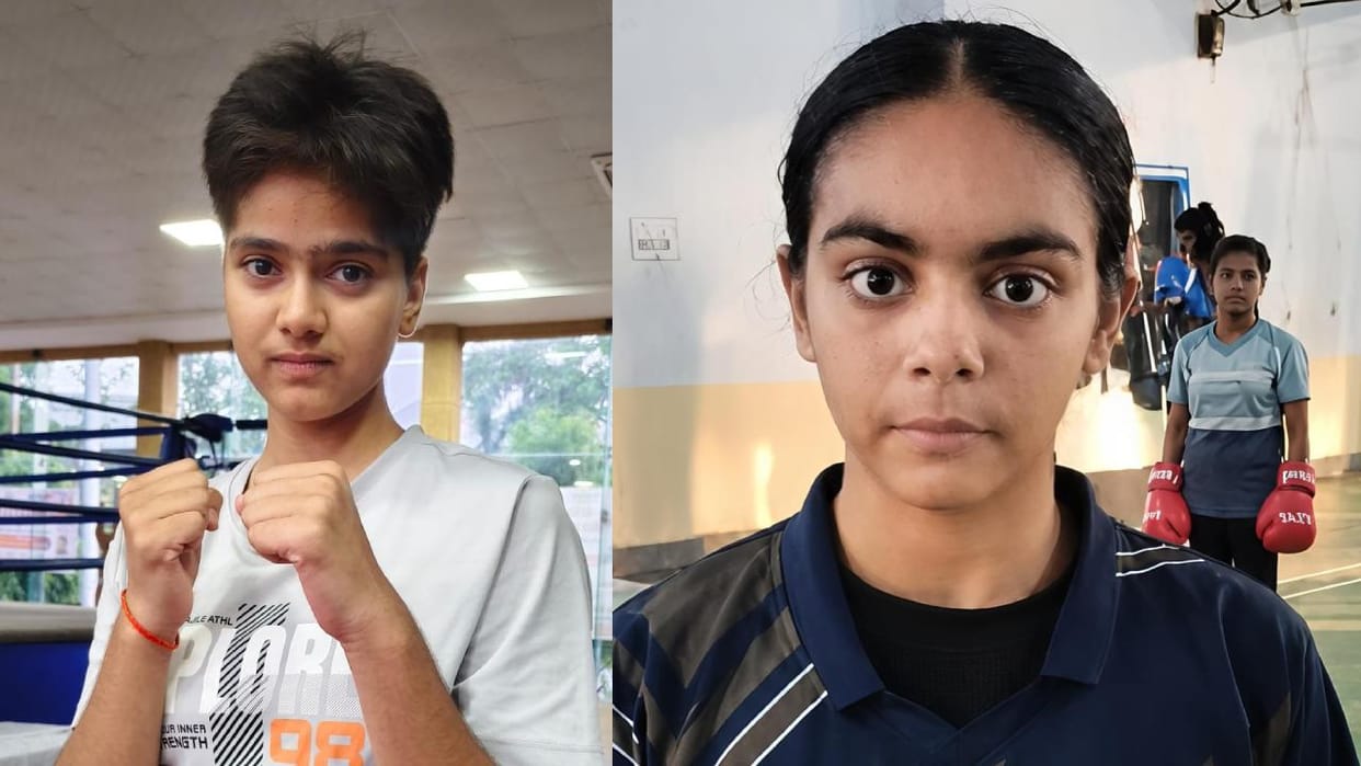 Jhansi: Atika and Jinal won silver medals in boxing