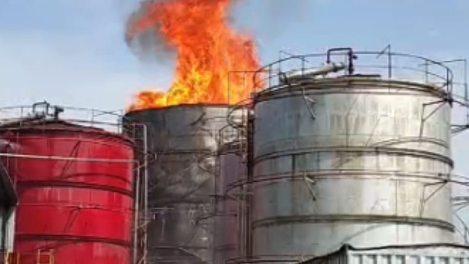 Bathinda Tank explodes at liquor factory ethanol stored