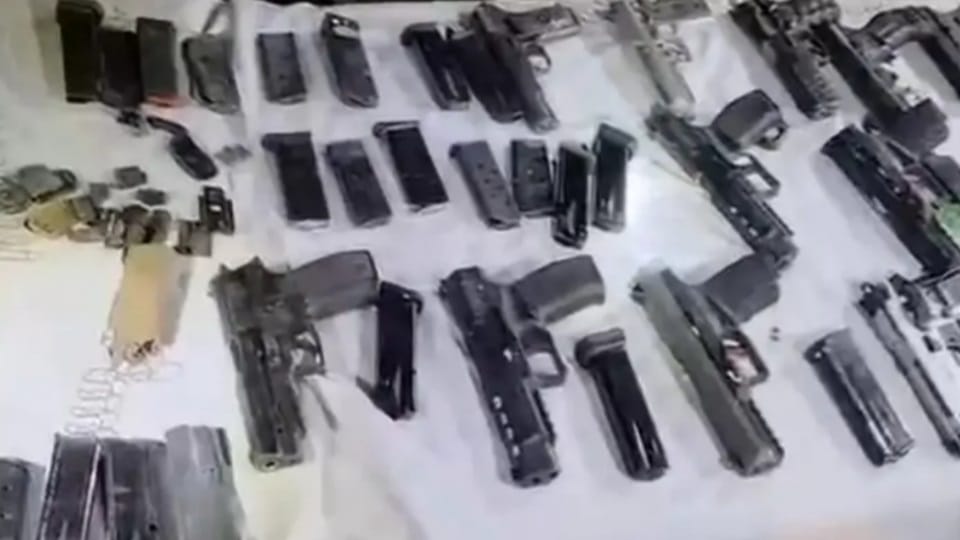 Arms consignment seized in Amritsar BSF apprehends smuggler in Ajnala sector AK-47 bulletproof jacket
