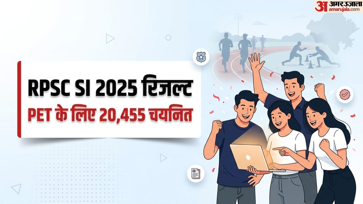 RPSC SI Result 2025 Declared: 20,455 Candidates Qualified for Physical Test, 1,744 Disqualified