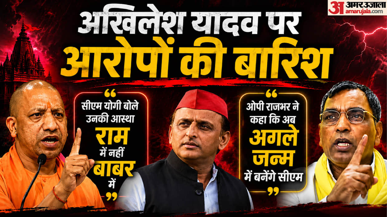 CM Yogi said: Akhilesh's devotion is not towards Ram, he is a person who worships Babar