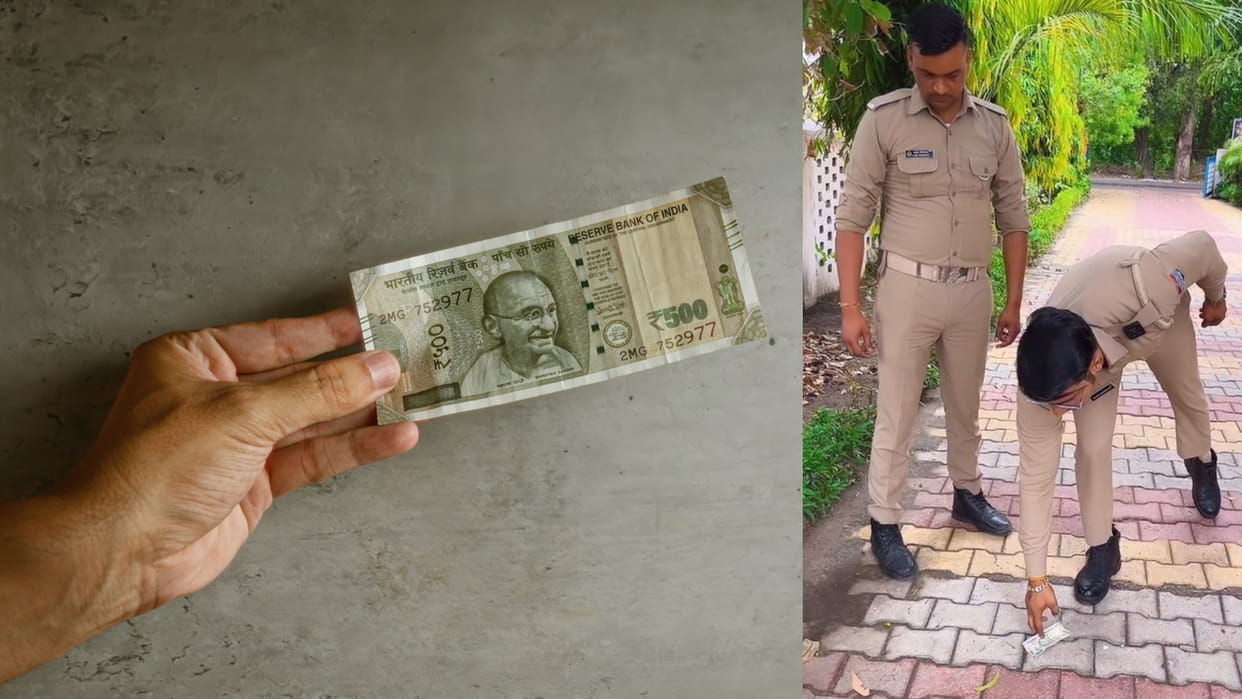 If you find 500 note on road could be dangerous police warns about scam viral video