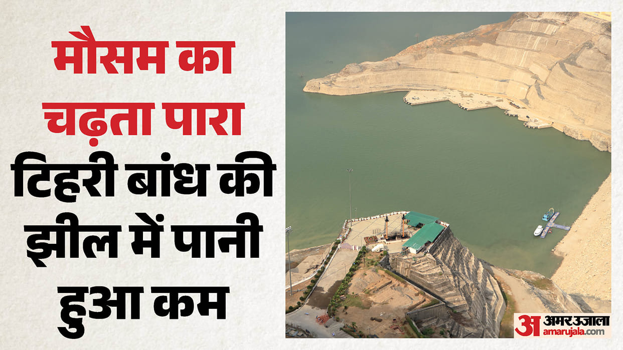 Tehri Dam water level at minimum; power generation affected Uttarakhand news in hindi