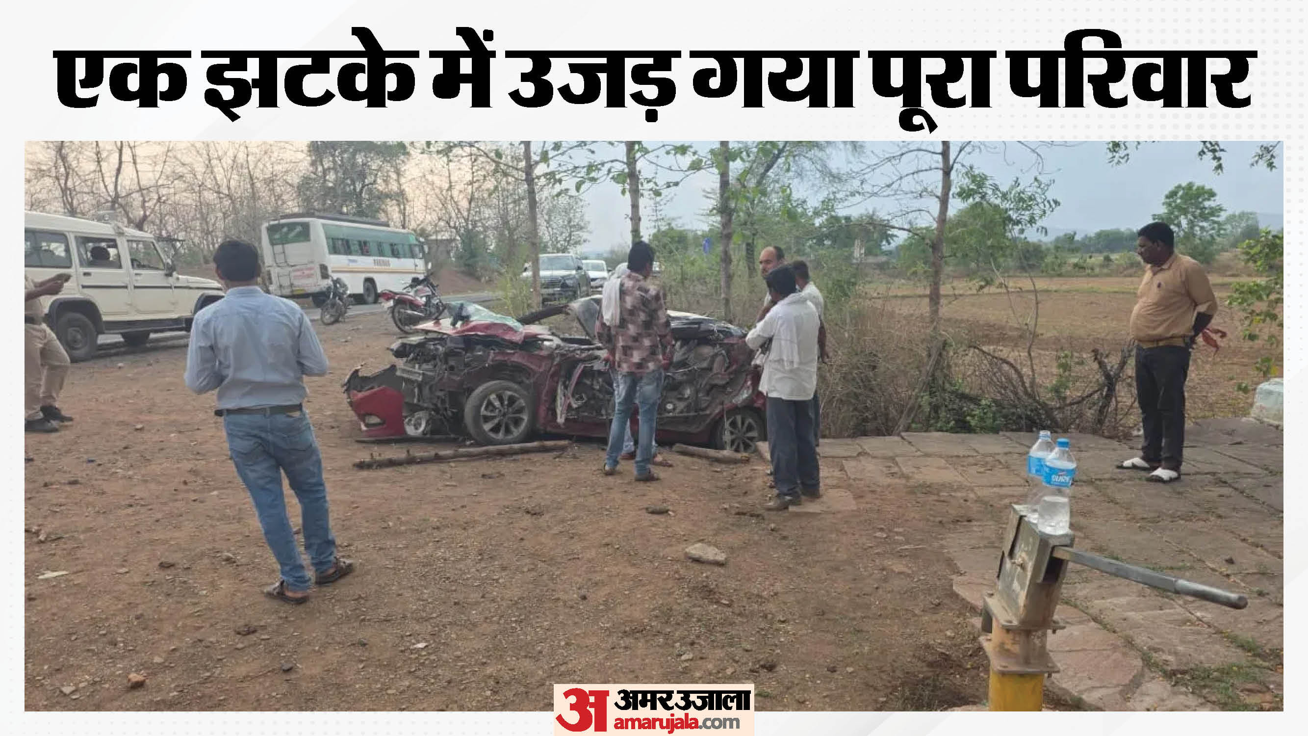दमोह-जबलपुर हाईवे पर दर्दनाक हादसा