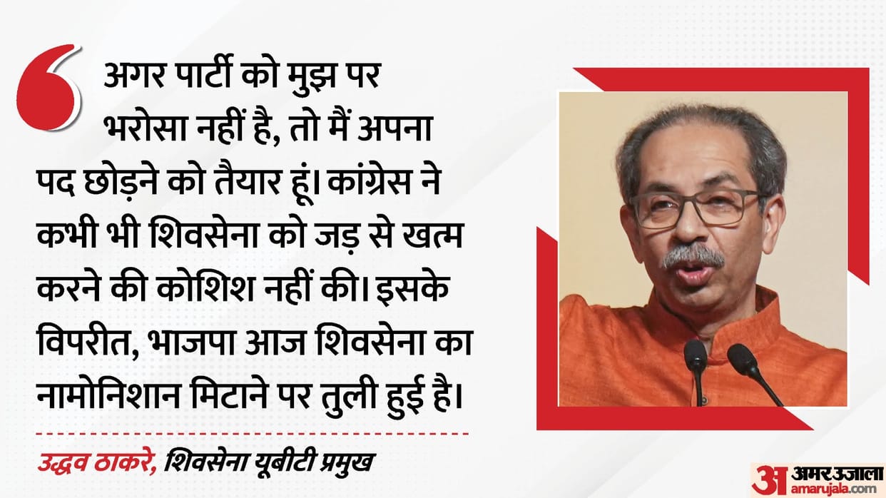 uddhav thackeray speech shiv sena ubt 60th foundation day mumbai bjp congress
