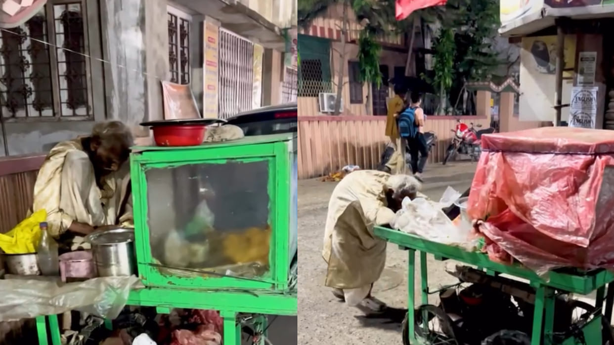 Kolkata 90 year old golgappa seller emotional struggle story viral on social media