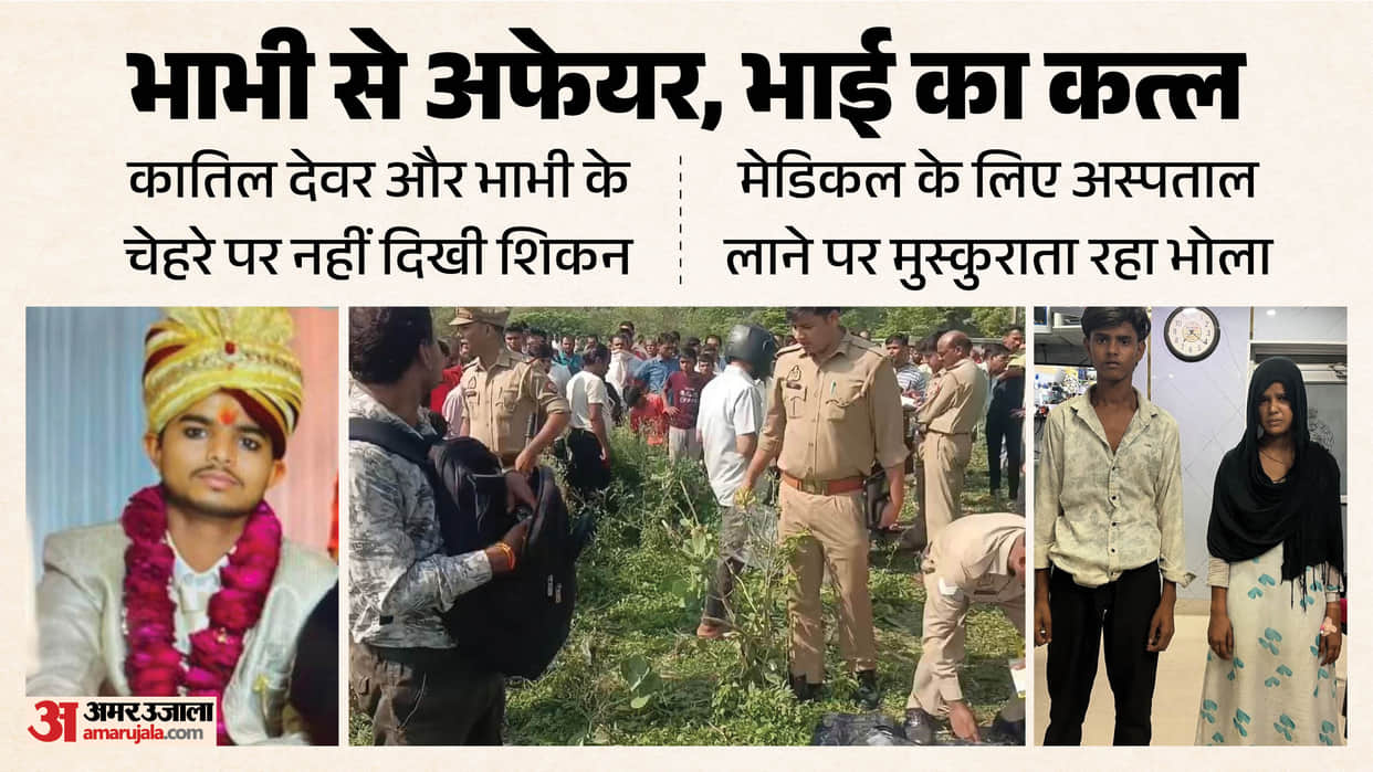Agra murder young man affair with his sister-in-law and his brother murder Khushi implicated