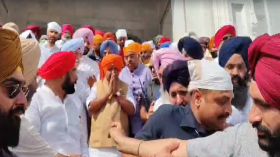 BJP National President Nitin Nabin arrived in Amritsar