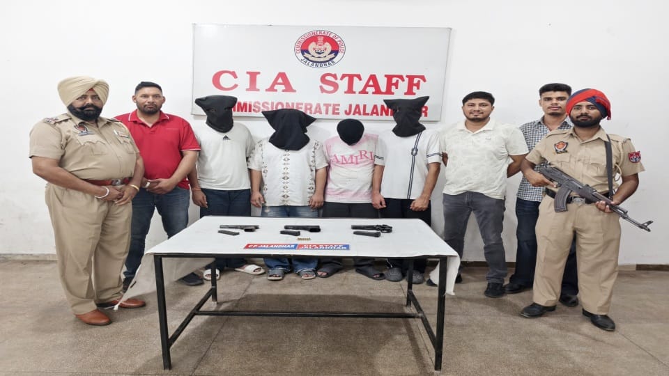 Four associates of foreign handler Donny Bal arrested in Jalandhar