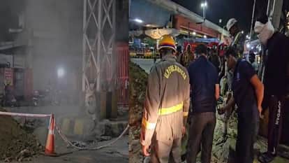 Gas leak due to damaged PNG line in Mathura