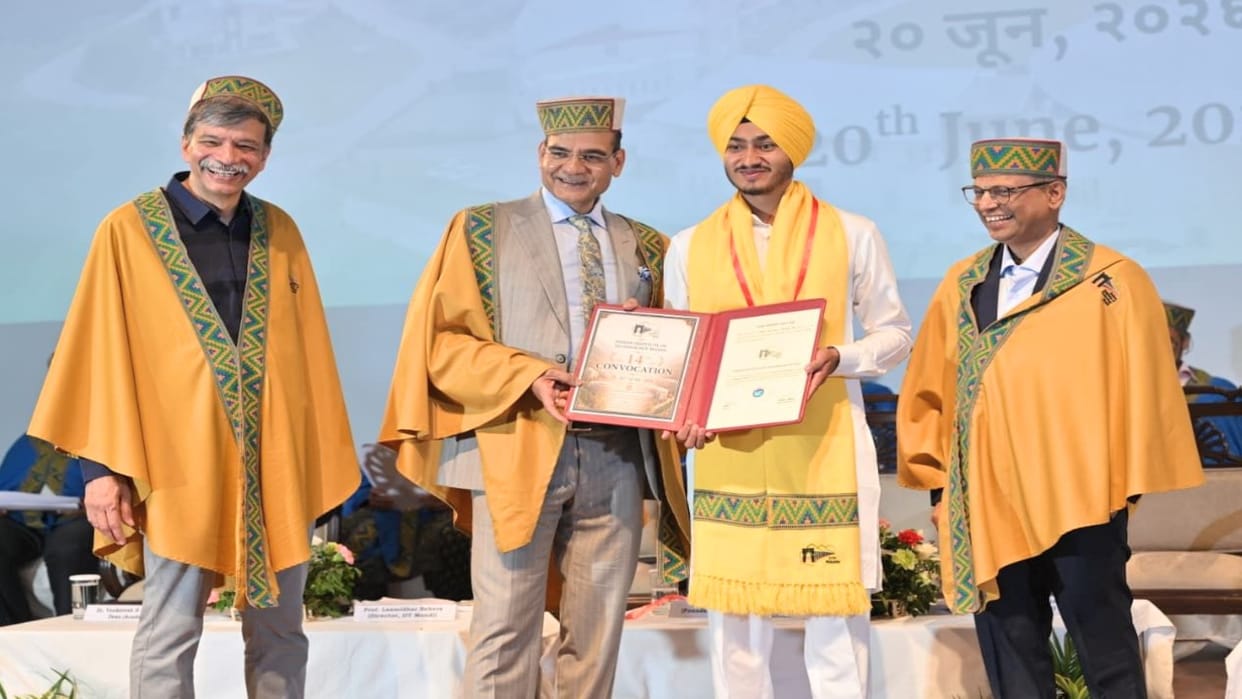 Laxmidhar Behera said IIT Mandi will conduct research on quantum technology, earthquakes, and climate change.