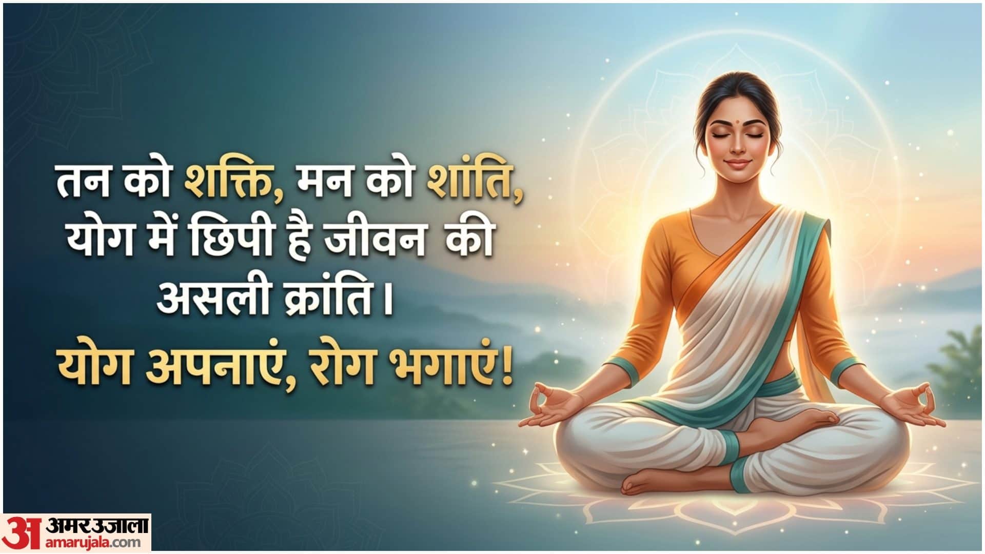 योग दिवस के जागरूकता संदेश