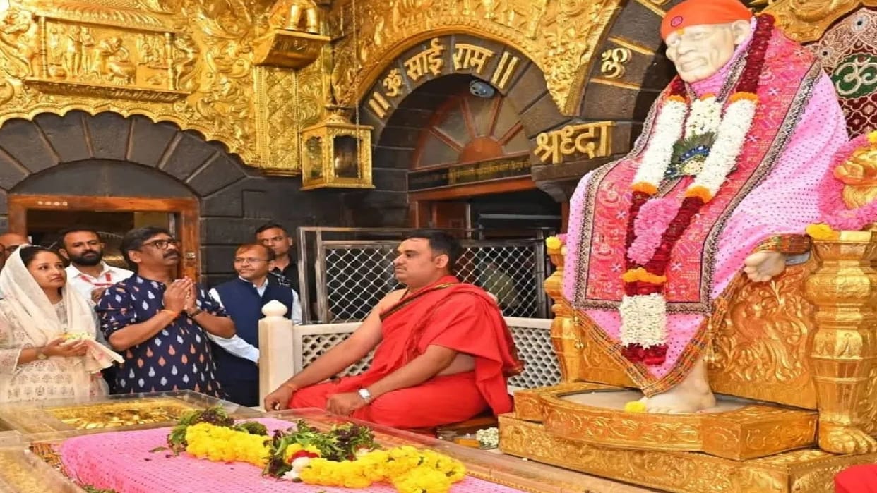Jharkhand Politics CM Hemant Soren Shirdi Visit Sparks Fresh Alliance Speculation After Congress Defeat