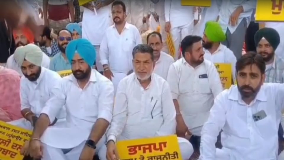 AAP Protest in Punjab