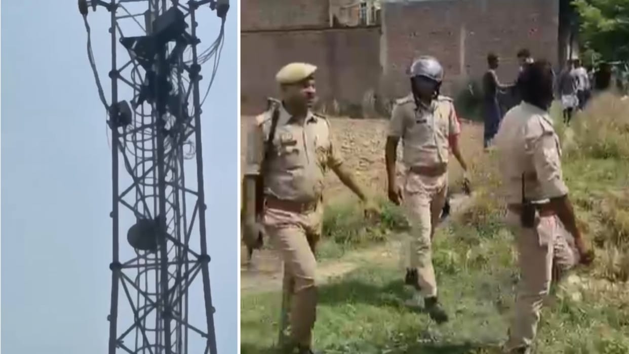 Young woman adamant on getting married climbs mobile tower creating high-voltage drama in mau