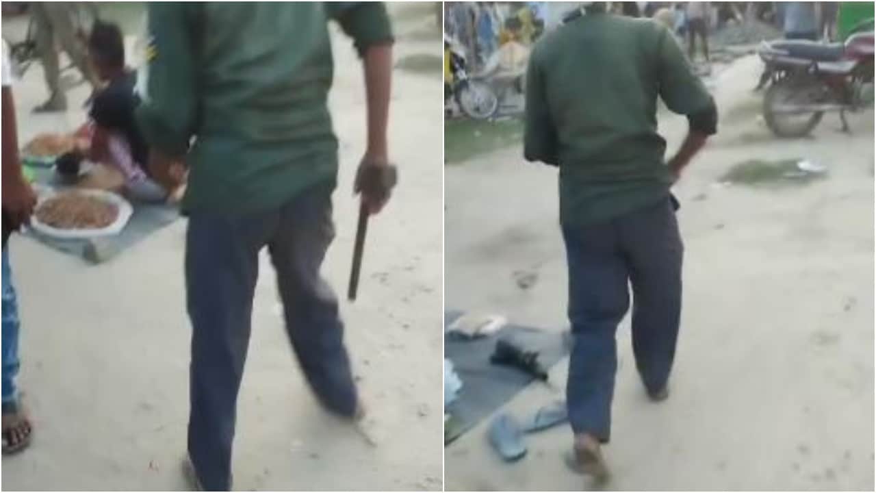 तमंचा लेकर बाजार में घुसा आरोपी