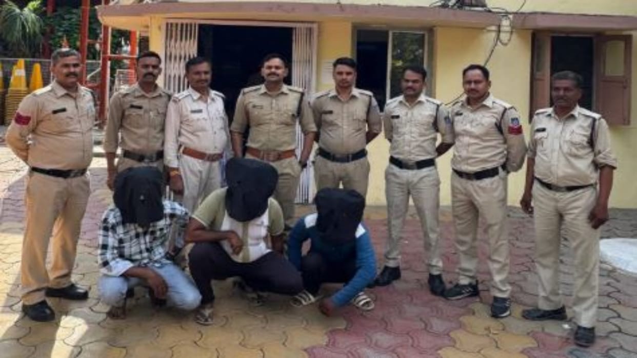 Ujjain News: Three history-sheeters arrested for extortion bid against deputy manager; now behind bars