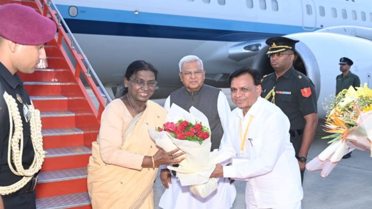 Jabalpur News: President Murmu arrives in Jabalpur on 2 day visit, to attend Yoga Day and convocation events