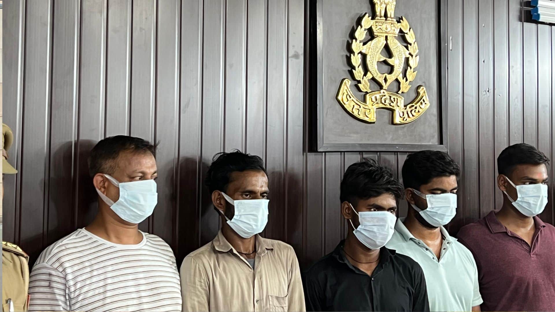 पुलिस के गिरफ्त में आरोपी