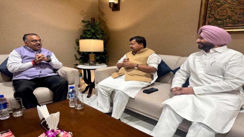 BJP President Nitin Nabin visit to Punjab