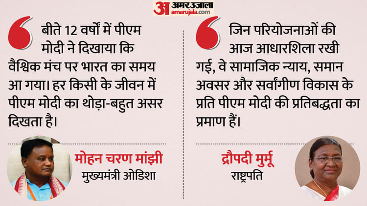 ओडिशा दौरे पर प्रधानमंत्री: CM मांझी बोले- हर किसी के जीवन पर PM का असर; राष्ट्रपति बोलीं-देशहित में उठाए कदम