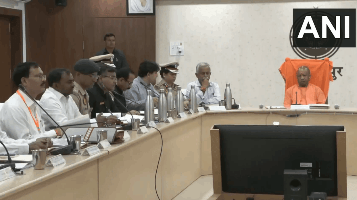 CM Yogi issued strict instructions to officials during review of development works in Lalitpur