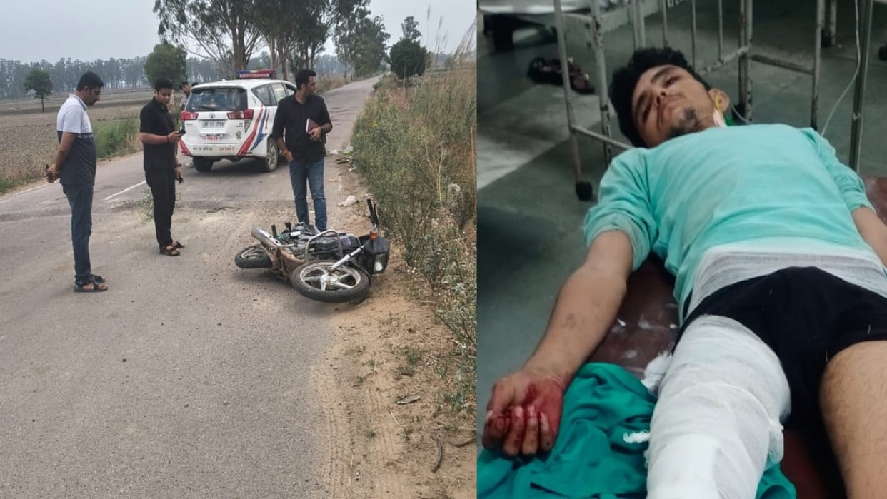 Case of firing at Meham MLA's office Chhota Saimaniya gang member arrested after encounter; admitted to PGI