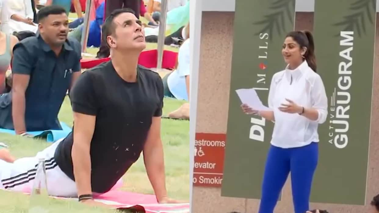 Akshay Kumar To Shilpa Shetty Participated In 12th Annual International Day Of Yoga Celebrations
