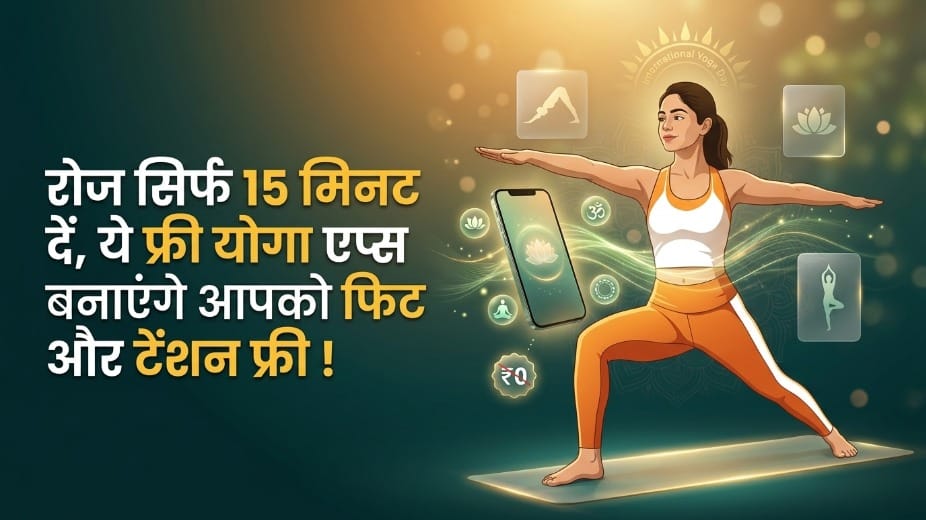 विश्व योग दिवस विशेष: मोबाइल में डाउनलोड करें ये 5 एप्स, फिटनेस के लिए नहीं पड़ेगी ट्रेनर या जिम की जरूरत