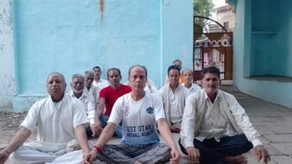 Yoga Day 2026: Yoga camps set up across Lalitpur; people practiced yoga with enthusiasm.