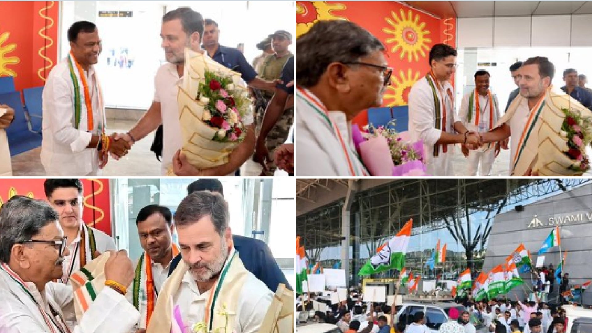 Cg Politics:रायपुर पहुंचे राहुल गांधी, अभनपुर शिविर में जिला अध्यक्षों ...