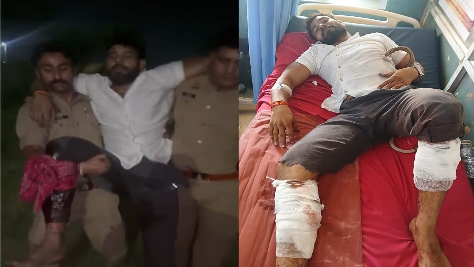 Police nab murder accused in encounter in mathura