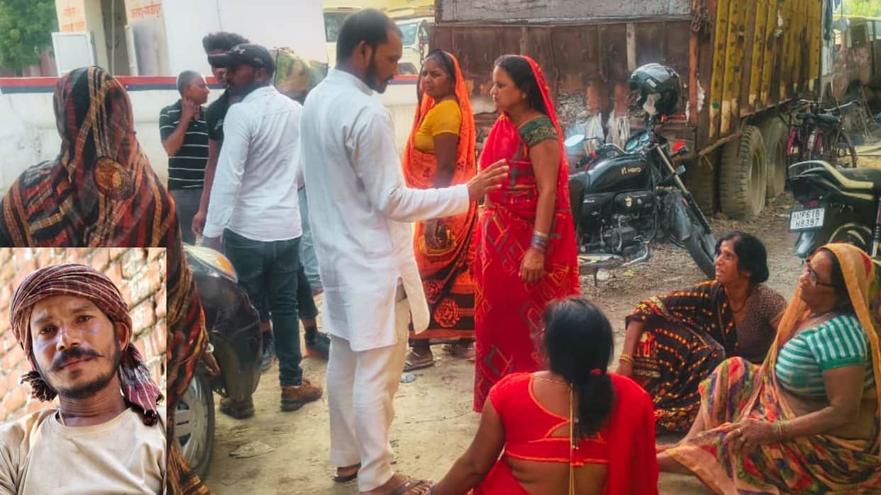 Ghazipur Discovery of young man dead body near Baghipur Turn causes stir police arrived